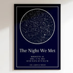 Custom Star Map Print, Night We Met Anniversary Gift, Night Sky Print, Star Map Poster, Wedding Gift, Constellation Print, Personalised Gift Mein Shop