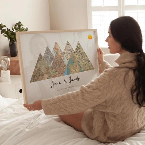 Couple Map Druck Mein Shop